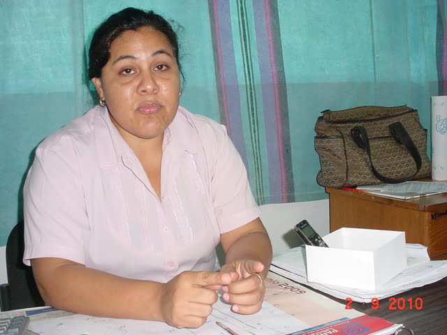 Doctora Rina Mayela Ruiz Carballo, directora Puesto de Salud de la Villa